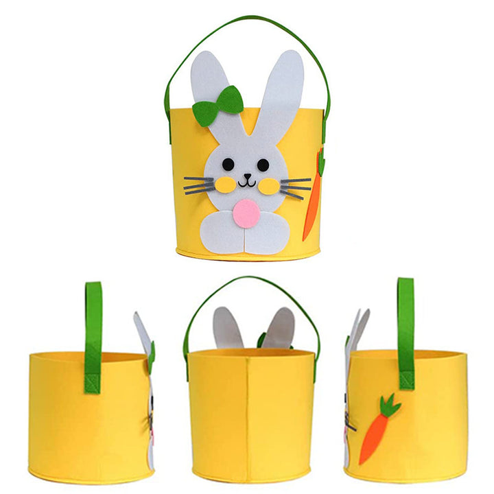 Cute Bunny Easter Candy Bucket Bowlift