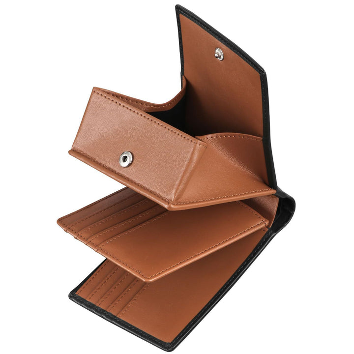 Multi-Compartment Leather Wallet Bowlift