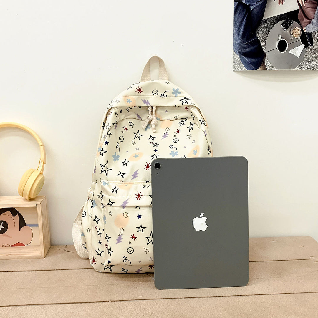 Stylish Patterned School Backpack Bowlift