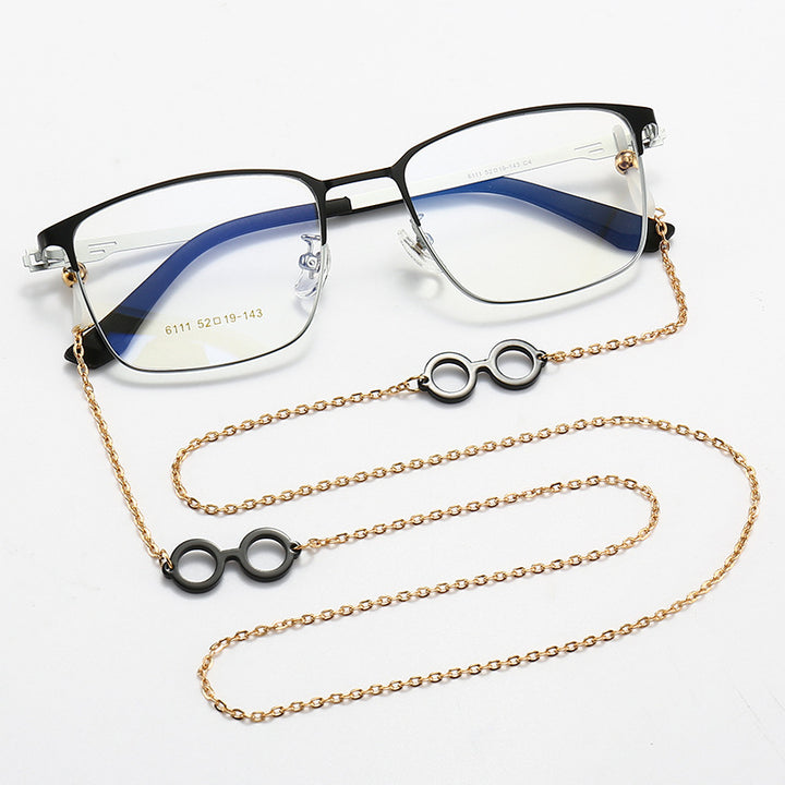 Stylish Eyewear with Decorative Chain Bowlift