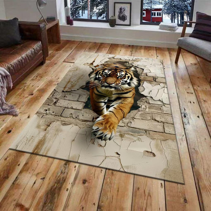 3D Printed Tiger Wall Mural Bowlift