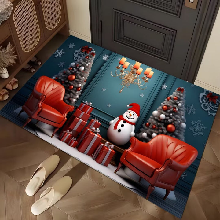 Festive Winter-Themed Entrance Mat Bowlift