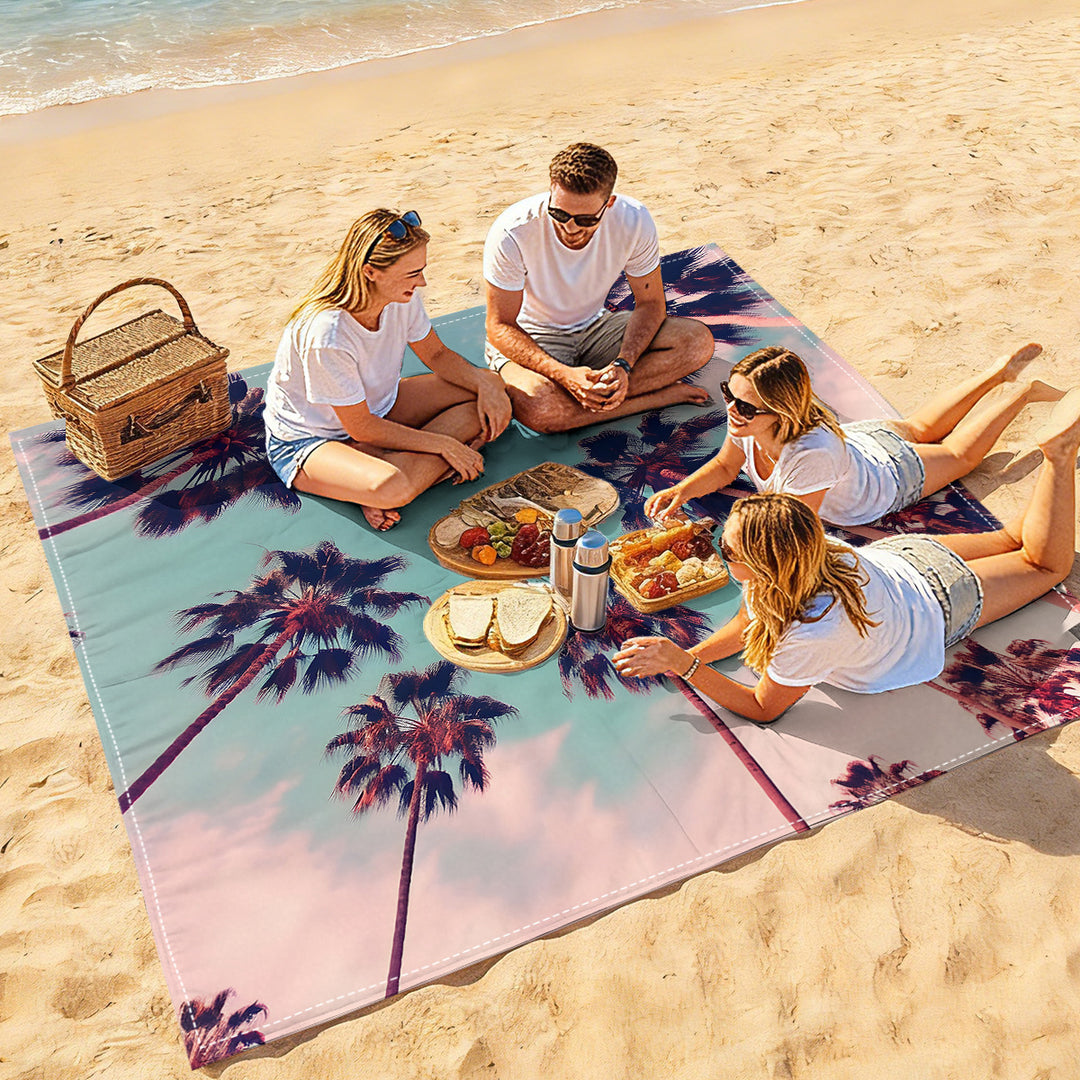 Mandala Design Beach Mat Bowlift