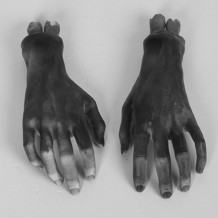 Horror-Themed Realistic Severed Foot Prop Bowlift