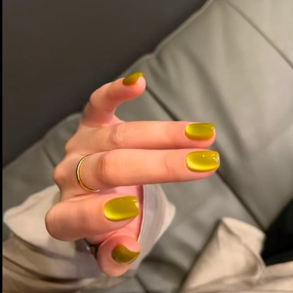Artistic Press-On Nail Set with Celestial Design Bowlift