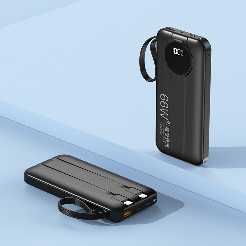 High-performance power bank with digital charging display Bowlift