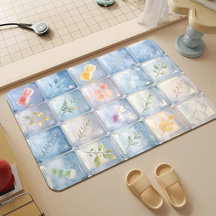 Decorative Anti-Slip Bathroom Mat