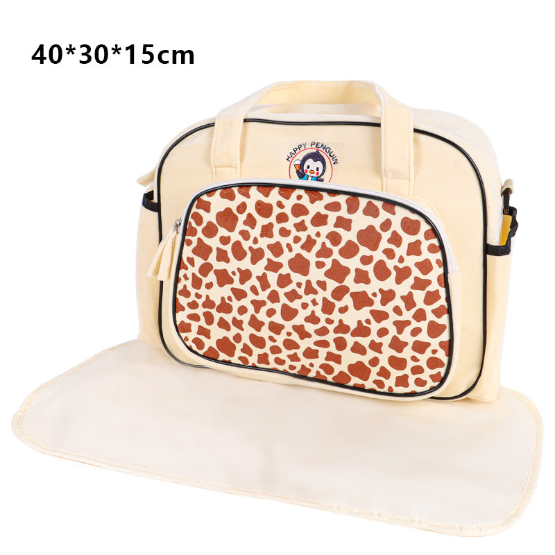 Multifunctional Diaper Bag with Insulated Compartment Bowlift
