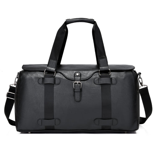 Premium Leather Travel Duffel Bowlift