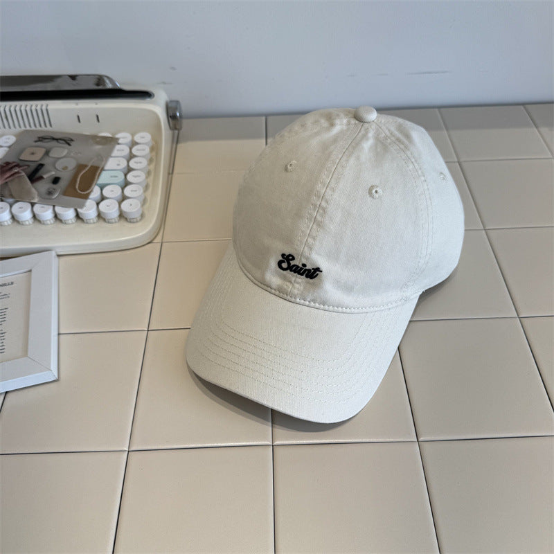 Women's Cotton Embroidered Cap Bowlift
