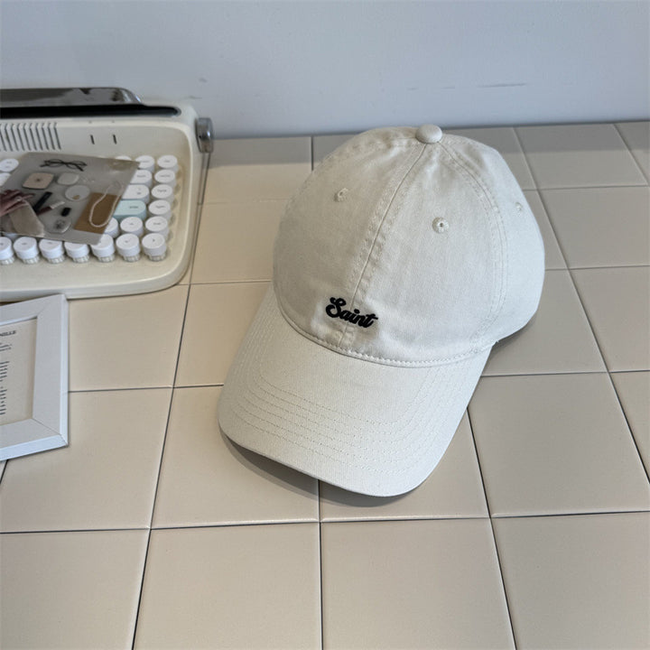 Women's Cotton Embroidered Cap Bowlift