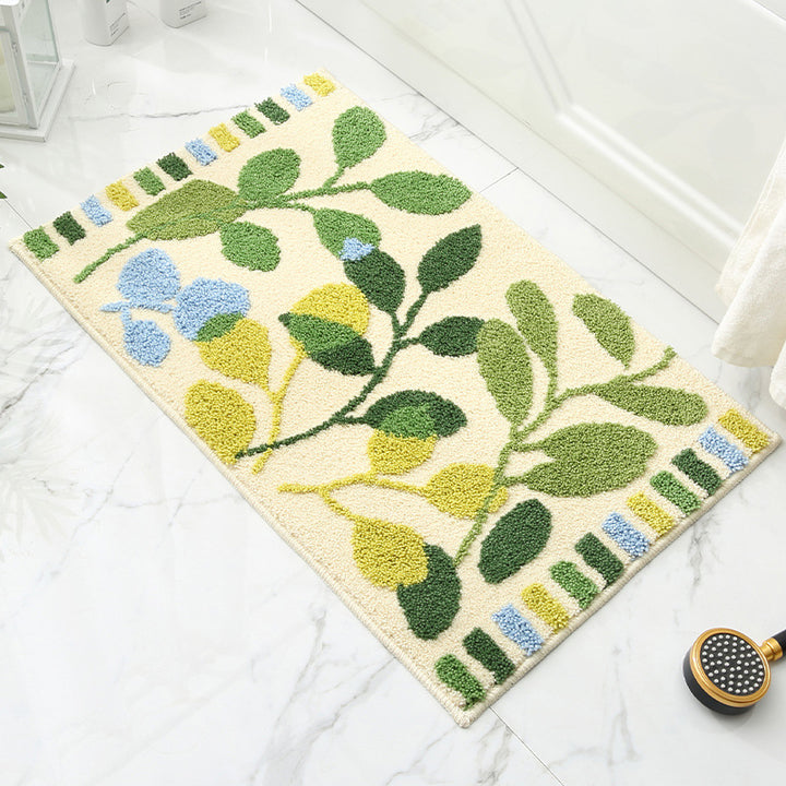 Abstract Pattern Bath Mat for Bathroom