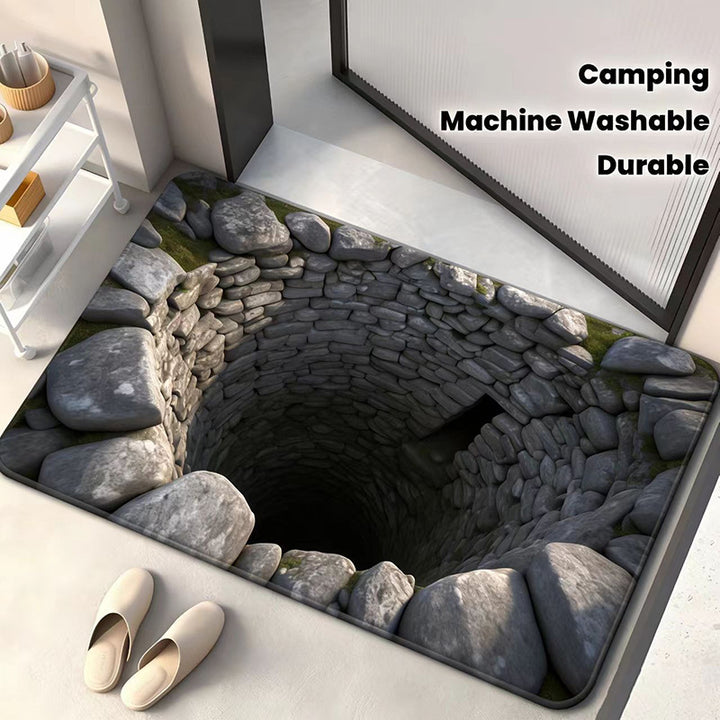 3D Optical Illusion Entrance Mat