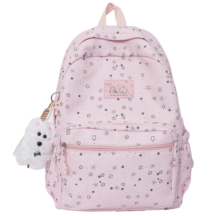 Fun Starry Print Backpack Bowlift