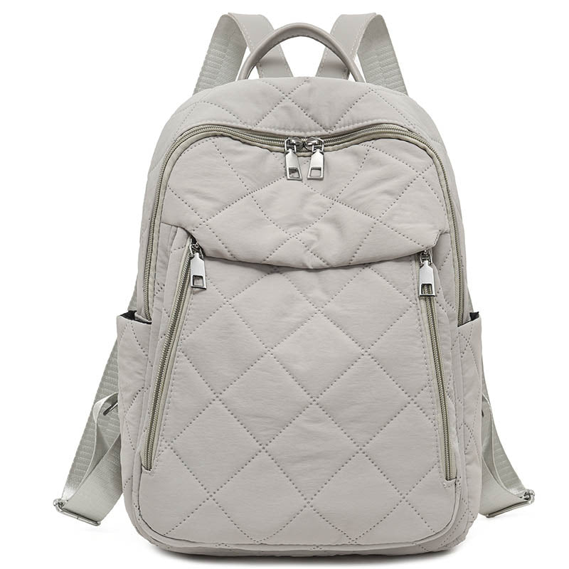 Quilted Multi-Pocket Backpack Bowlift