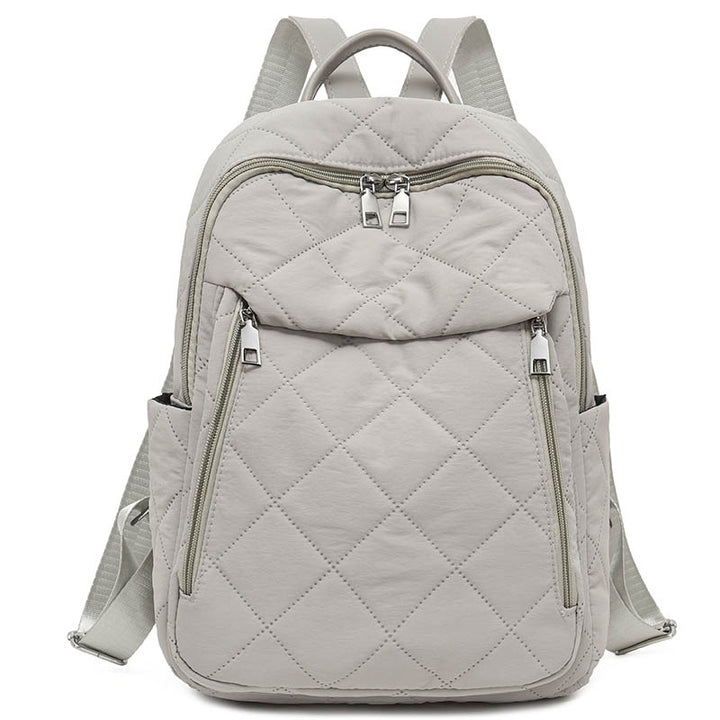 Quilted Multi-Pocket Backpack Bowlift