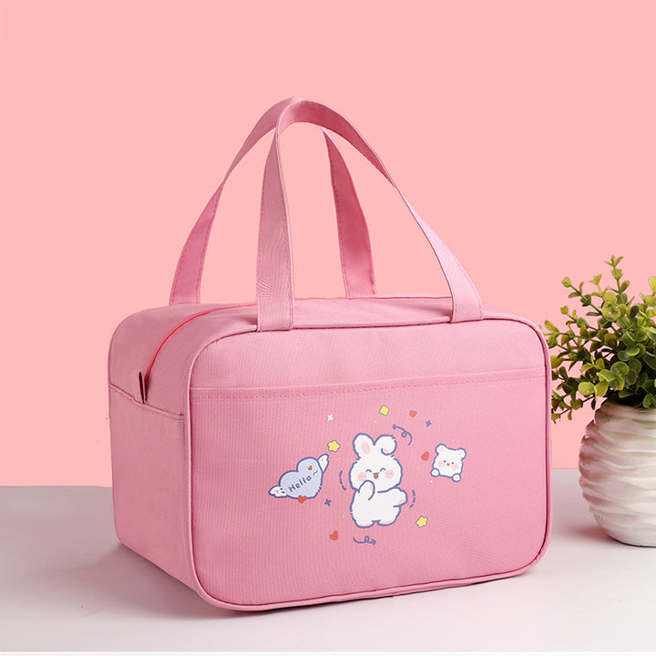 Cute Bear-Themed Insulated Lunch Carrier Bowlift