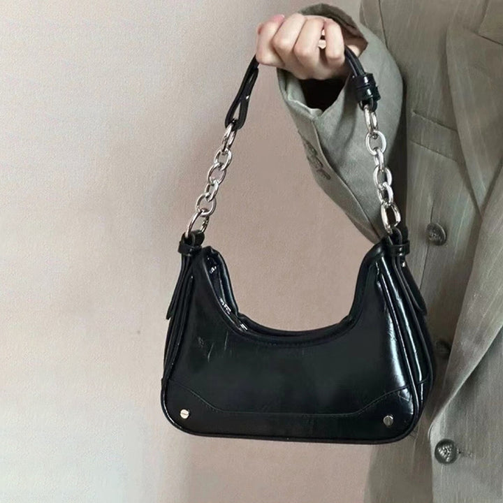 Chic Metallic Shoulder Bag Bowlift