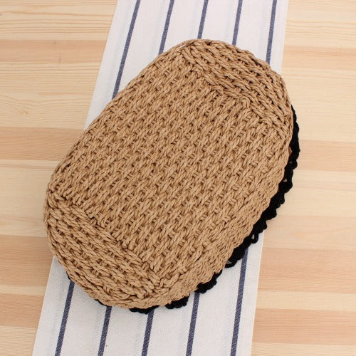 Hand-knotted tote bag with elegant net design Bowlift