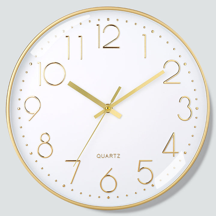 Minimalist Modern Silent Quartz Wall Clock Bowlift