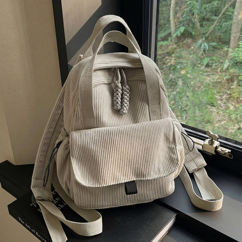 Corduroy Utility Backpack Bowlift