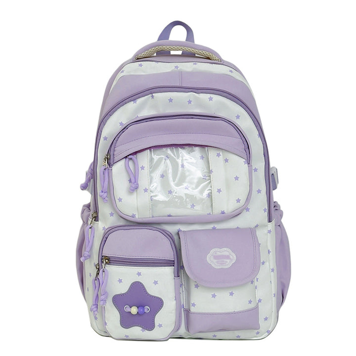 Kids' Starry Design School Backpack Bowlift