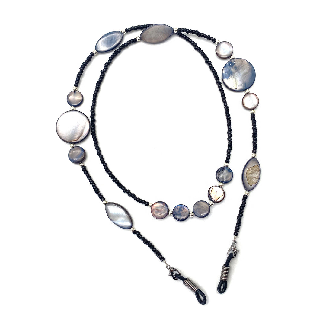 Artisan Shell Beaded Eyewear Chain Bowlift