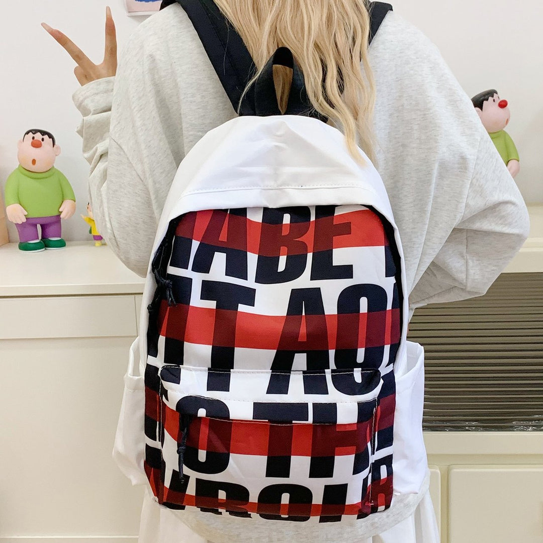 Leisure backpack with eye-catching graphic design and practical compartments Bowlift