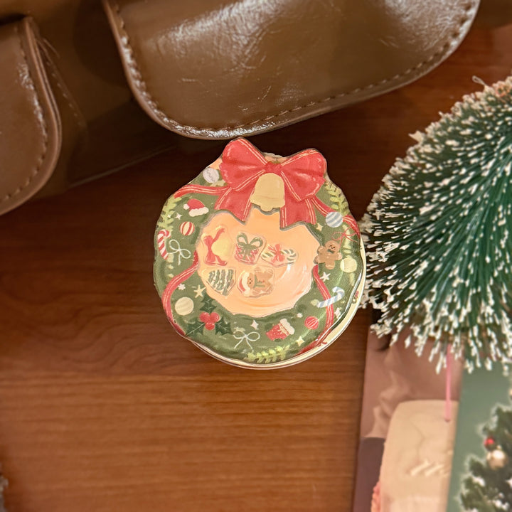 Decorative ceramic coaster in Christmas design Bowlift