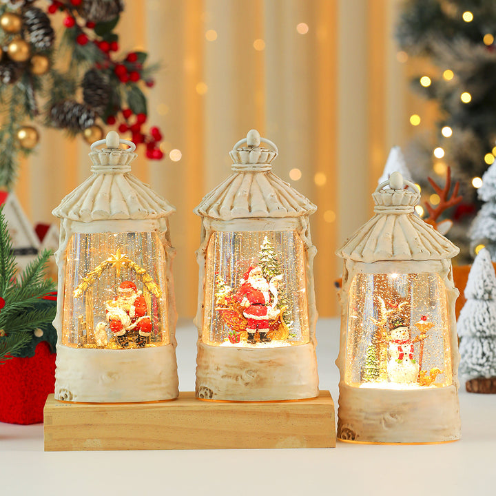 Decorative Illuminated Holiday Lantern Bowlift