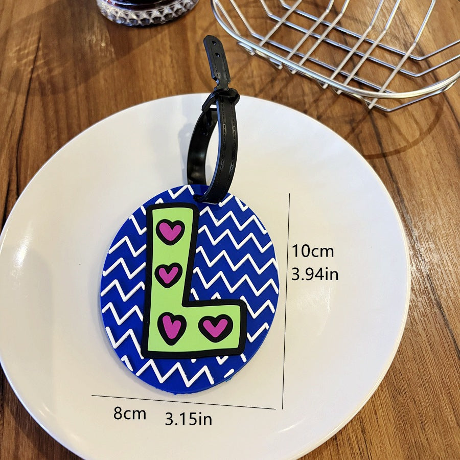 Personalized Alphabet Luggage Tag Bowlift