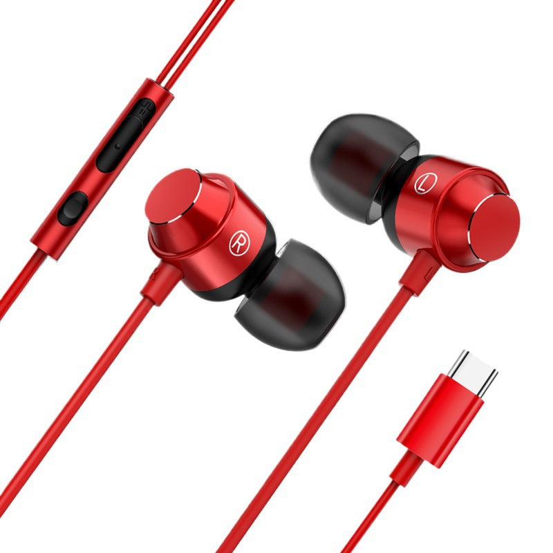 Men's High-Fidelity Noise-Canceling In-Ear Earphones with USB-C Connector Bowlift
