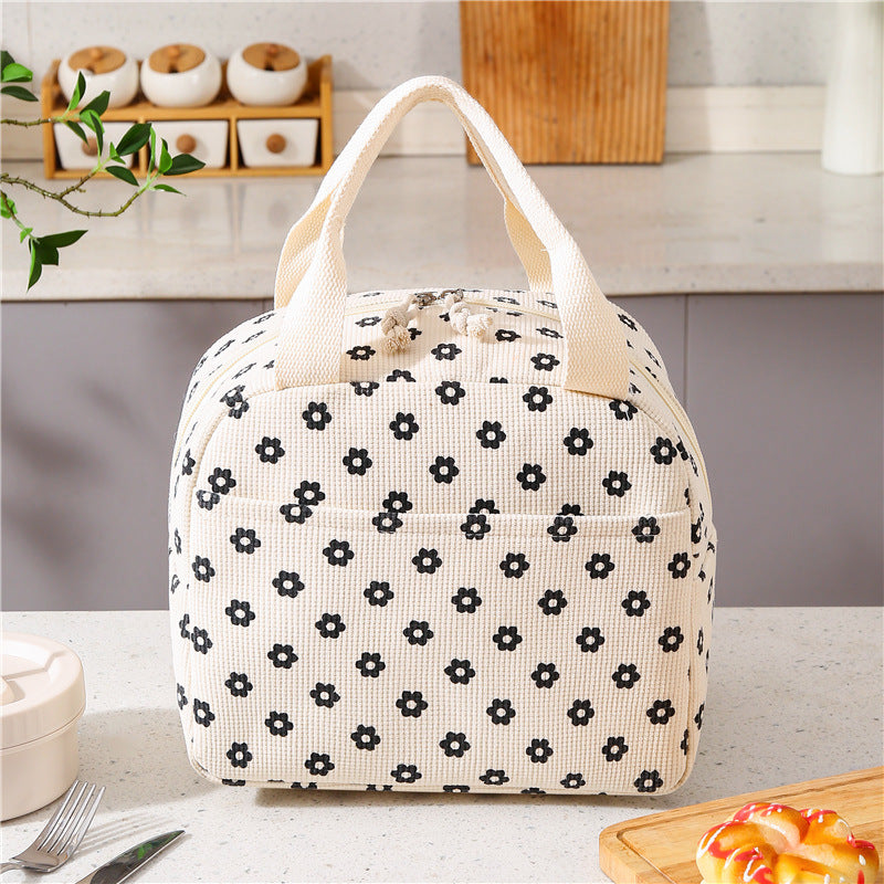 Insulated Strawberry Print Lunch Cooler Bag Bowlift