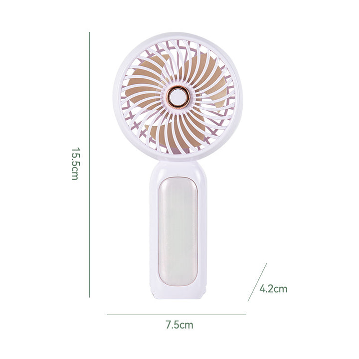 Women's Portable Hand Fan with USB Charging Function and Ergonomic Handle Bowlift