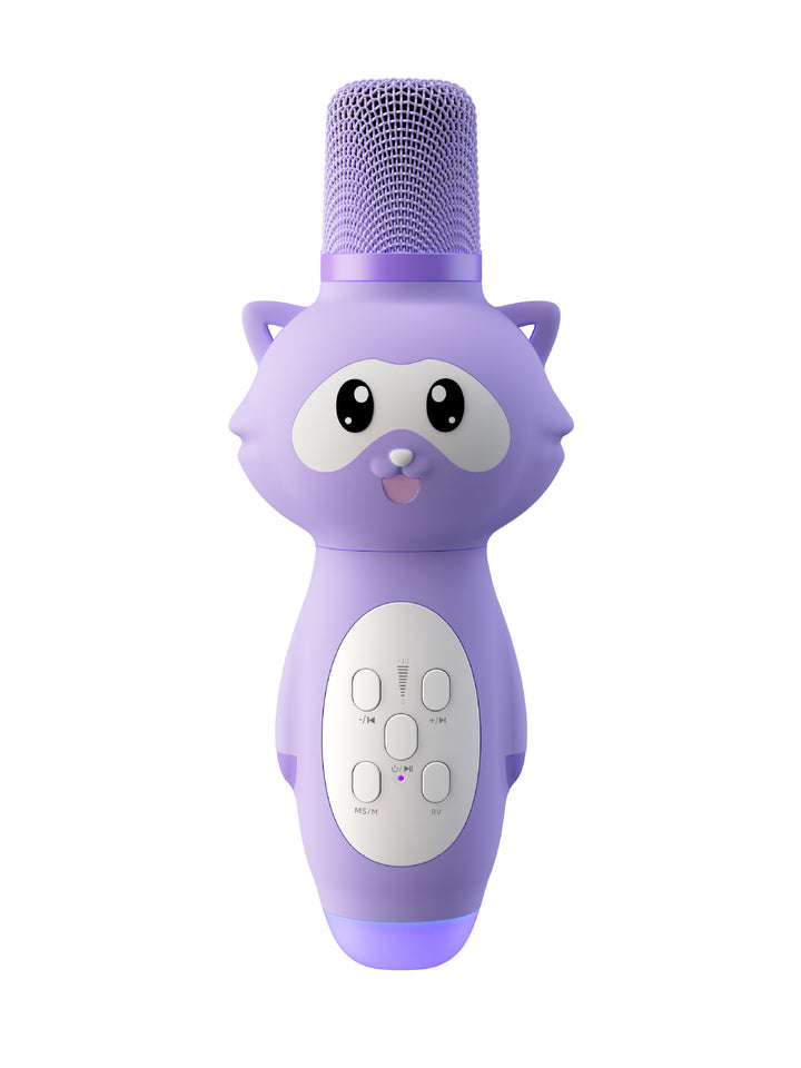 Cute Bear Design Karaoke Microphone Bowlift