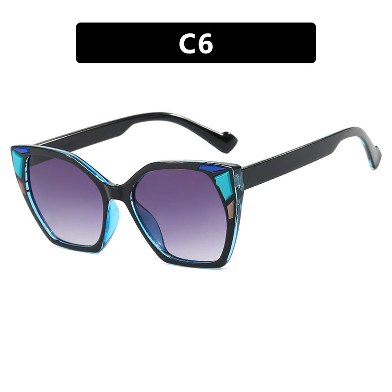 Women Fashionable Geometric Designer Glasses Bowlift