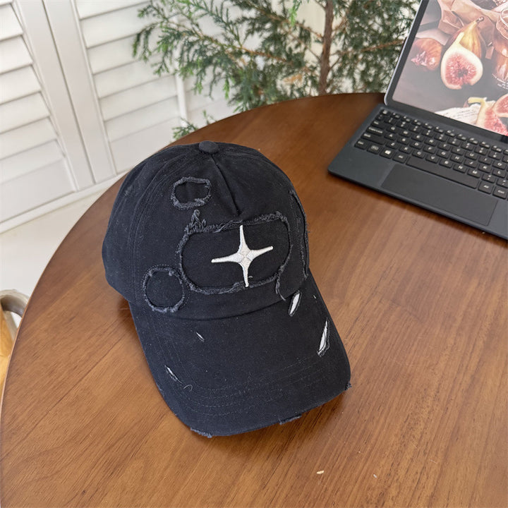 Men's Distressed Casual Baseball Cap Bowlift 1783922358
