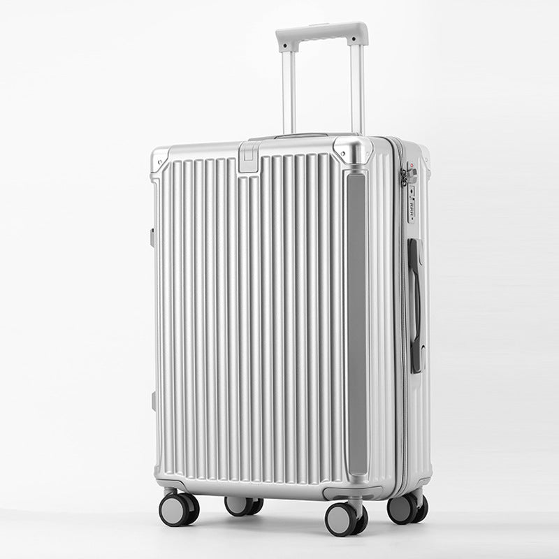 High-Durability Textured Hard-Shell Suitcase Bowlift