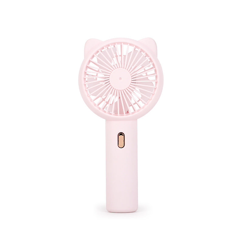Women's Portable Handheld Fan with Cat Ears Bowlift