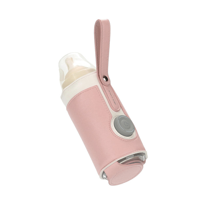 Elegant and Functional Bottle with Leather Sleeve Bowlift