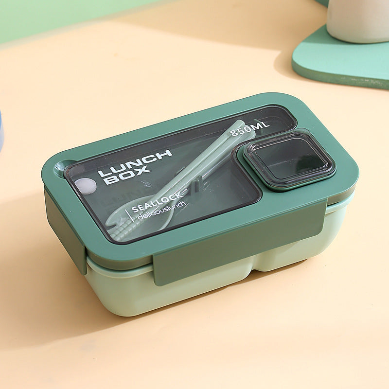 Leakproof Compartmentalized Kids Bento Lunchbox with Removable Round Soup Bowl and Utensil Storage Bowlift