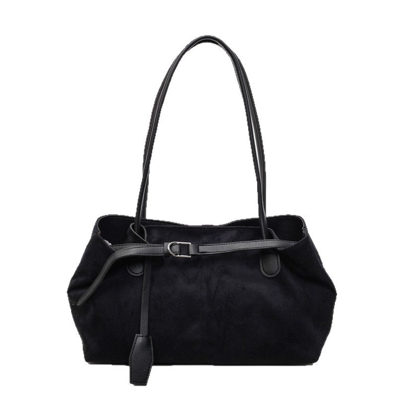 Luxe Suede Tote Bag Bowlift