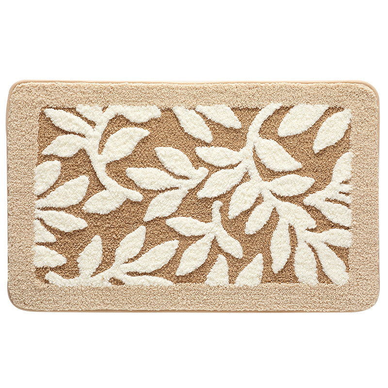 Textured Stone Pattern Bathroom Mat Bowlift