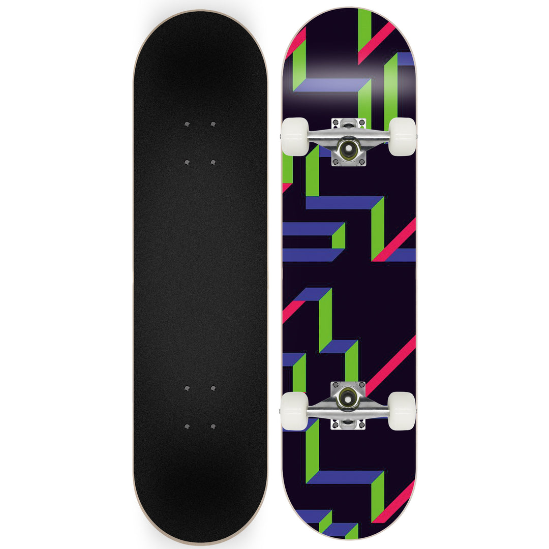 Skateboard with Galaxy Design Bowlift