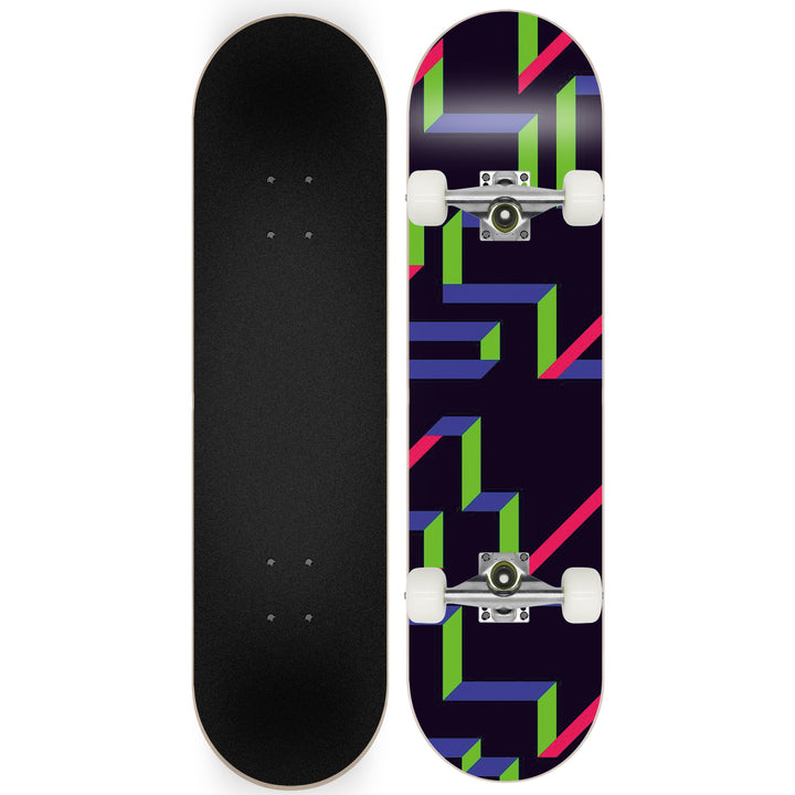 Skateboard with Galaxy Design Bowlift