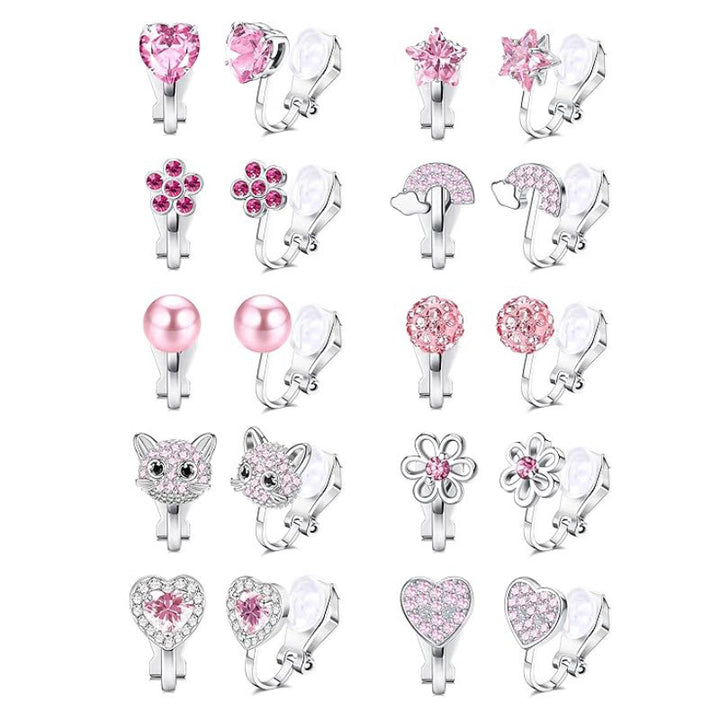 Charming Clip-On Earrings Set Bowlift
