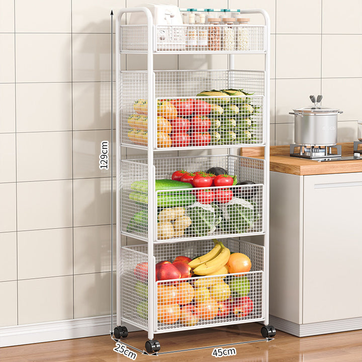 Rolling Kitchen Storage Rack Bowlift