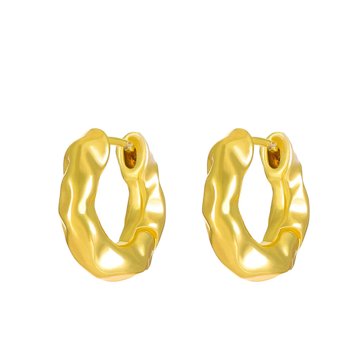 Structured Earrings Made of High-Quality Stainless Steel Bowlift