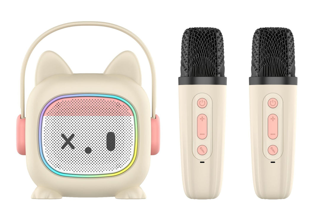 Bluetooth Karaoke Speaker with Dual Microphone System Bowlift