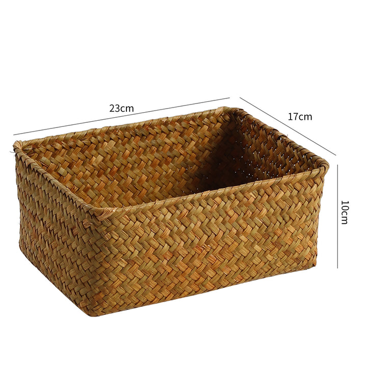 Unisex storage basket made of natural woven Bowlift